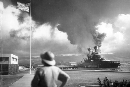 The attack on Pearl Harbor, December 7, 1941